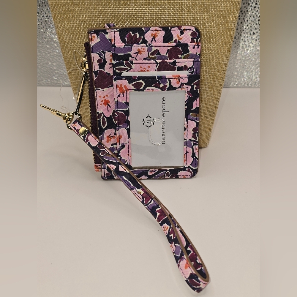 Nanette Lepore Floral Card Holder Wristlet - Picture 5 of 9